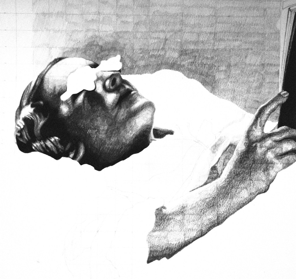 Mathieu Galton, sans titre (reading), 2016